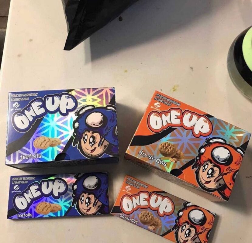 One Up Mushroom Chocolate Bars One Up Mushroom Bar Shroom Chocolate